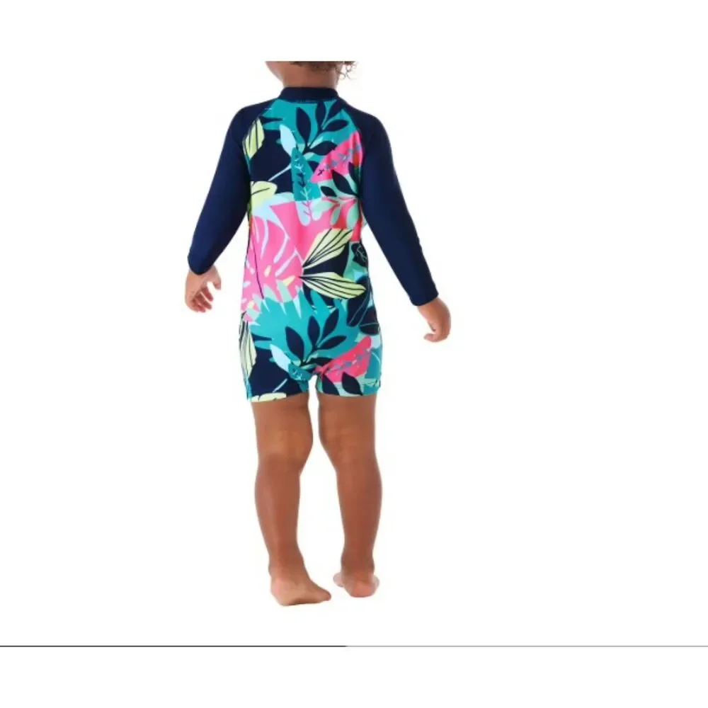 New! Baby Rashguard One-Piece Swimsuit